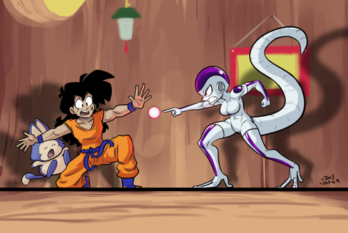 Frieza gains a new rival - a squeaky, formless demon that looks like it came from the depths of Eart