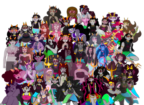 homestuckartists: here’s the feferi drawpile from the homestuck artists discord server!! thank