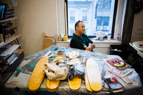 INSIDE MARK GONZALES’ STUDIO“There was a little movement for a while when people weren’t doing ollie