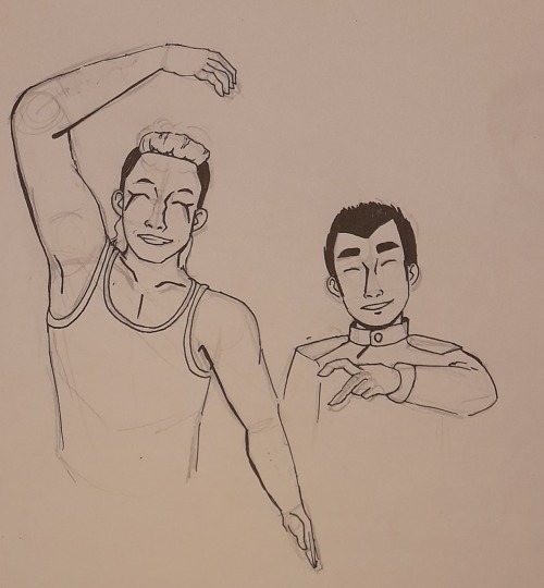 Sketch Of Dumbasses, Because I Found Funny Pic Of My Friends. I Still Don't Know How To Draw.
