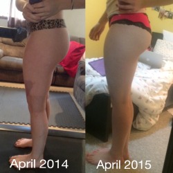 kaittea:  kaitlifts:  Doesn’t look like much of a difference, but my legs are three times as strong as they were last year, at least. I couldn’t be happier with my progress! It’s slow, but considering I’ve still progressed even through my first
