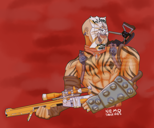 A Krieg the Psycho Commission for @gabriel-morrison-reyes from Borderlands games, one of the few fps