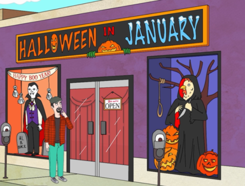 hall–o–ween: happy January