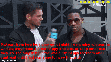moreaumemes:Au meme:Tony Oller from MKTO talks about touring with his girlfriendRequested by yourfav