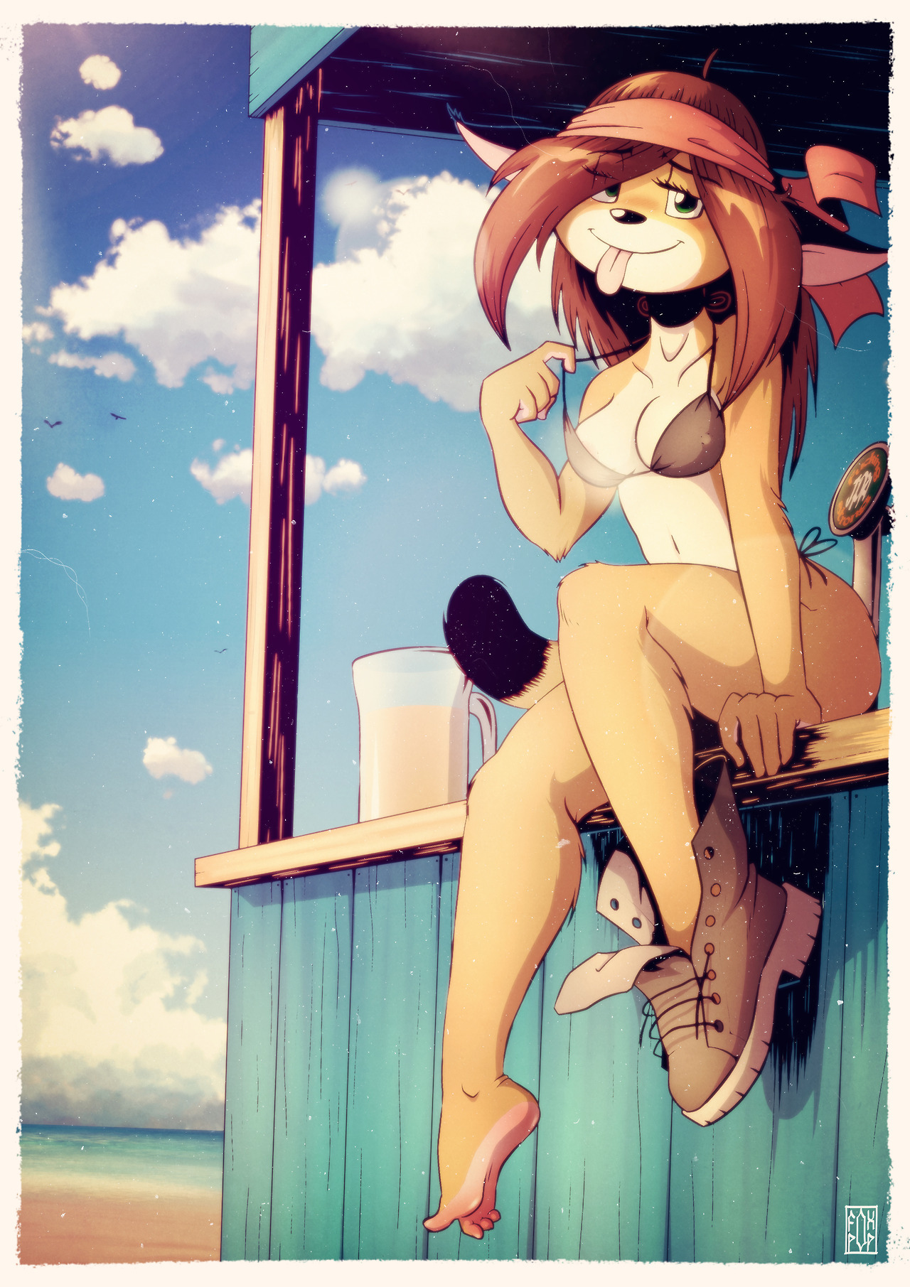 fox-pop:  “Flip-Flops and Mojito are overrated…Boots and IPA sound better for