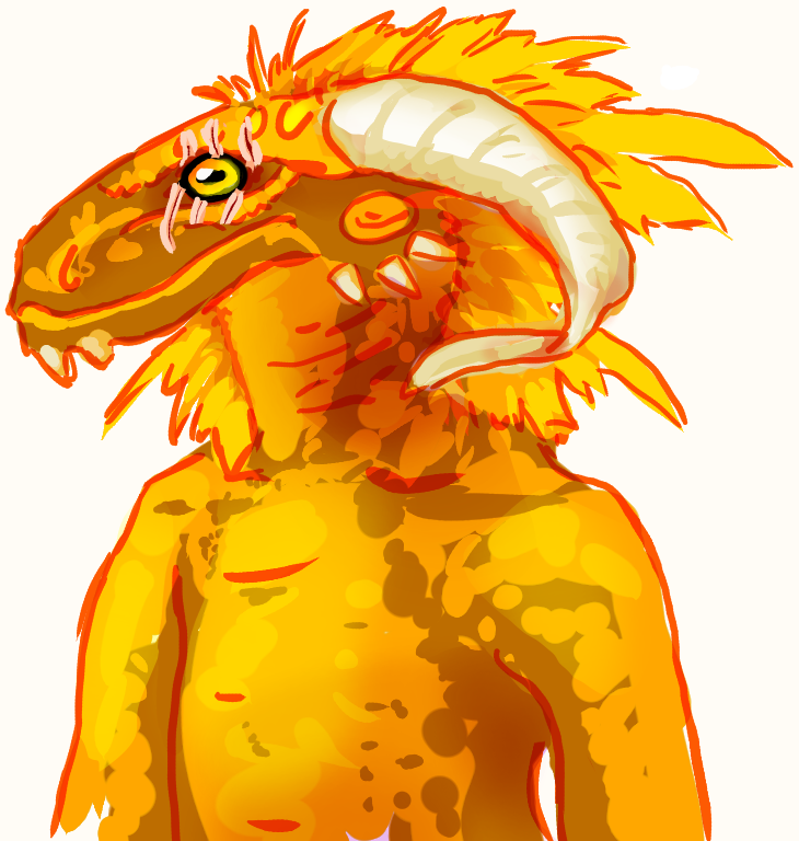 saxhleels: a quick bust of my skyrim dragonborn frozen-marsh. you can read about