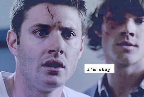 acklesology:DEAN WINCHESTER // I’M NOT OKAY (I PROMISE) - MY CHEMICAL ROMANCE