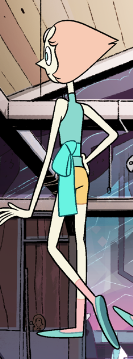 Y'know, I keep thinking of the ribbon on Pearl’s new outfit as being tied in a bow but its actually not: its lop-sided, like it came loose or wasn’t finish being tied. I dunno, whatever it is is nice. Its asymmetrical and is a nice little