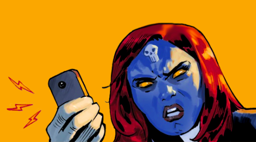 jamesproudstar: wlw appreciation week ★ day four: favorite canon bisexual [mystique] Grotesque as it