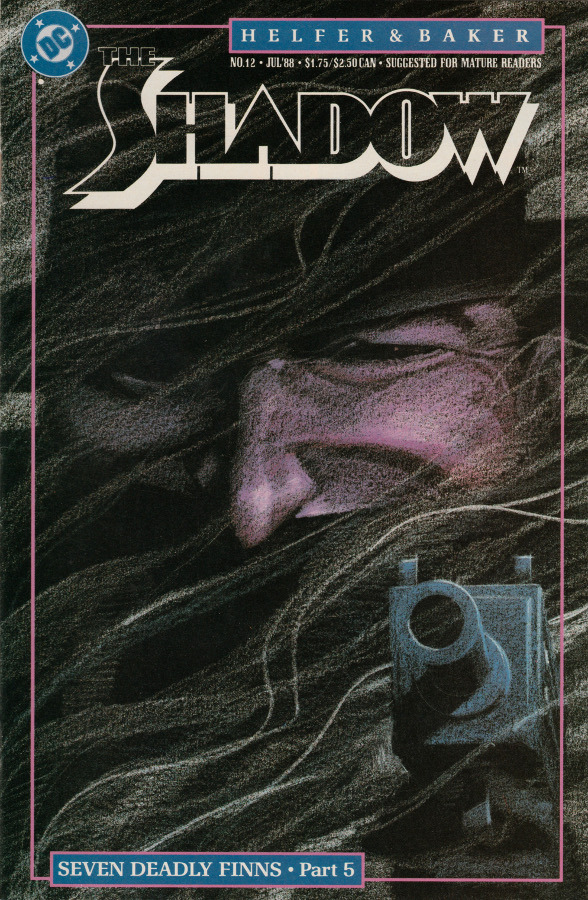 The Shadow, No. 12 (DC Comics, 1988). Cover art by Kyle Baker.From Anarchy Records