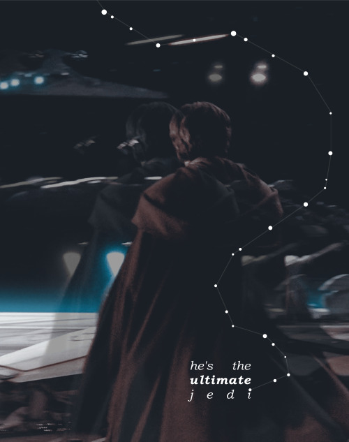 thekenobee:This is my master, Obi-Wan Kenobi. There’s no one better.
