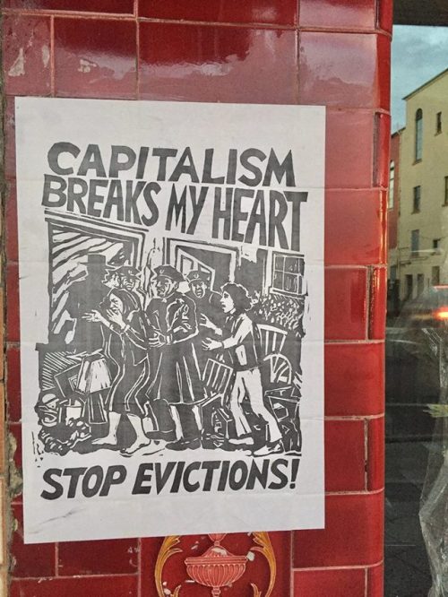 Some of the many anarchist posters seen around Sydney