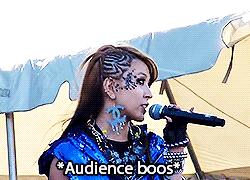  kween kwon boa performing at the san fransisco gay pride festival.   