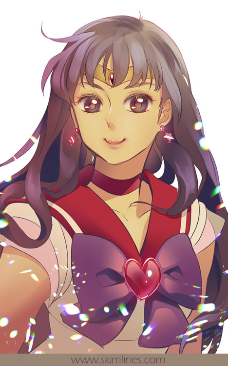 skimlines:Sailor Mars. She’s the beautiful one. my storenvy shop