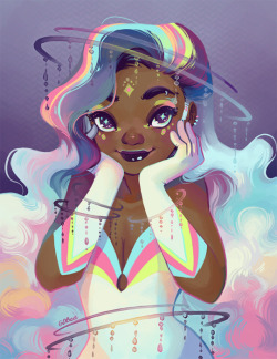 glittertomb:  Magical Girls of Color by Prinnay