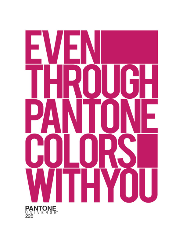 johnnybradshaw:  Pantone for everybody!  