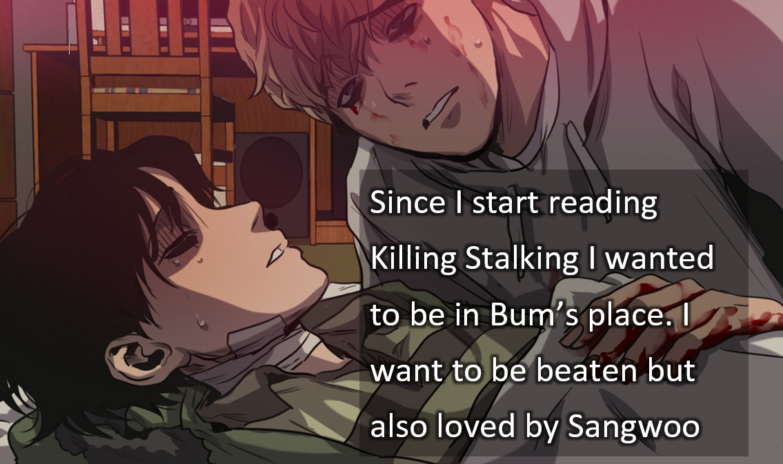 Killing Stalking Confessions — “I'm betting that by the end of the