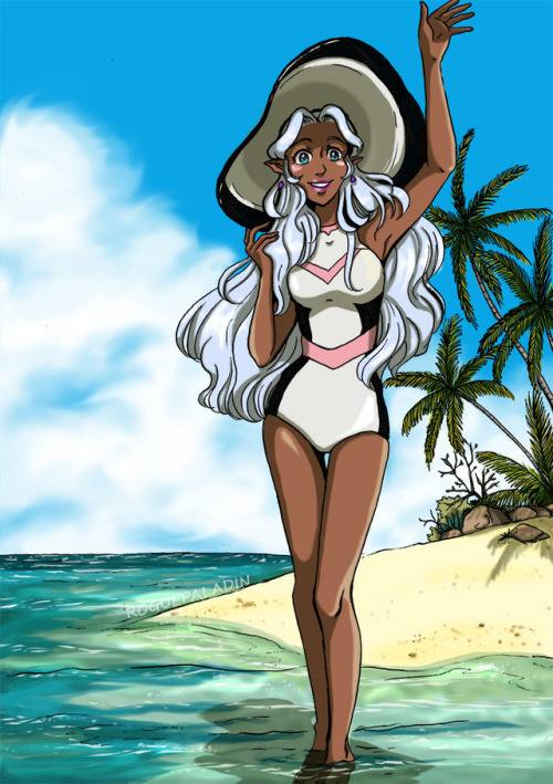 roguepaladin: Remember that time when Allura was super relaxed and carefree on the Beach episode!? W