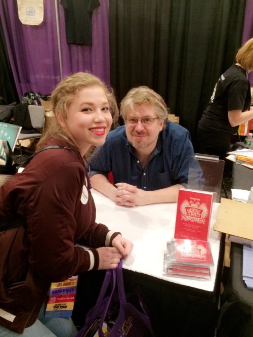 branuran:dave malloy: King of running the drama bookshop booth ,,