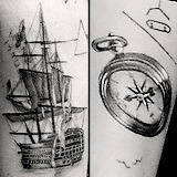 16meets18:  Harry and Louis | Tattoos   This actually makes me sad.