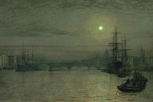 London Bridge Night, John Atkinson Grimshaw