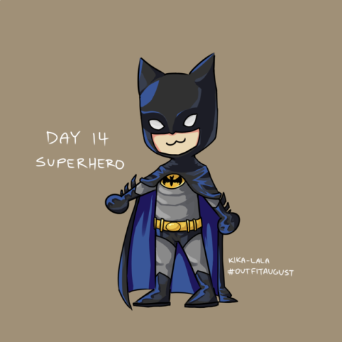 #outfitaugust Day 14 - Superhero . Nyanyanyanyanyanyanya BATMAN . . Kika-lala 08.14.2018