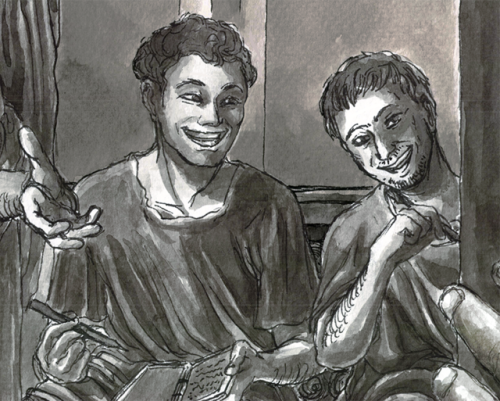 esperanzagalaxy:i also chose to illustrate this tiny bit from the beginning of robert harris’s