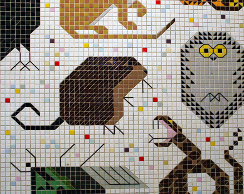 teaim: Space For All Species Mural Charley Harper’s first ever mural ‘Space For All Spec