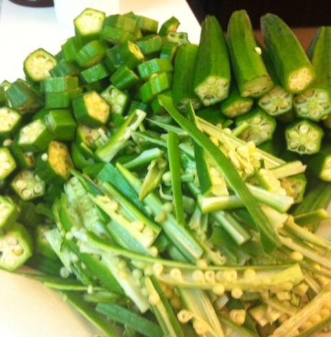 Freezing Okra