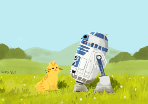 R２D２のイラスト