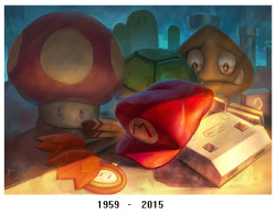 toooothfunky2th:  theomeganerd:  Thank you, Mr. Iwata - 1959 - 2015Artists: Smurt93 | SoyUnGnomo | kelogsloops | YAMsgarden |   Dayvihd64    Ahh shit man. These really hit me in the heart. I…  Feel .. emotions