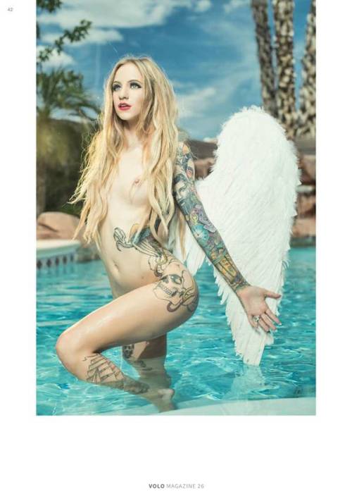 Alexandra Uszenski - Volo Magazine. ♥  Because angels need spankings too. ♥