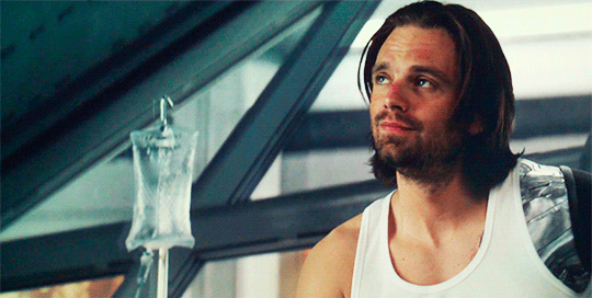 firecrakerwish:  Bucky smiling in CA:CW  His smile makes it all better