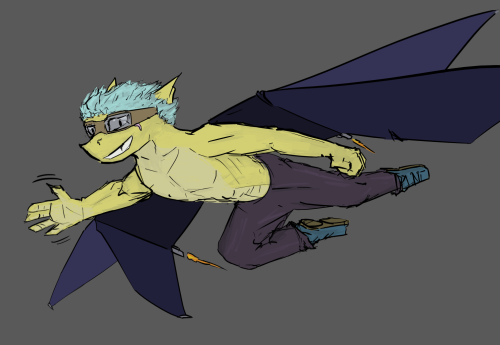 A Fun Little Discord Challenge To Draw Your Character Crossed With A Vehicle Gave Us Airplane-carter.