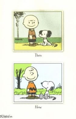 retrogasm:Charlie Brown and Snoopy