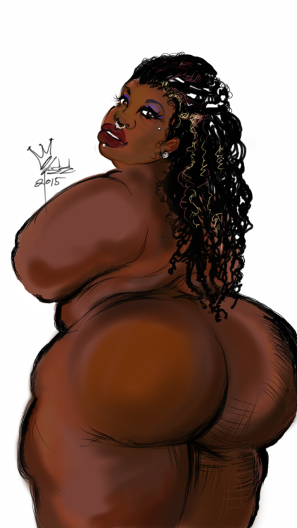 artmindbodysoul: #BodyPositive Fat Babe Art