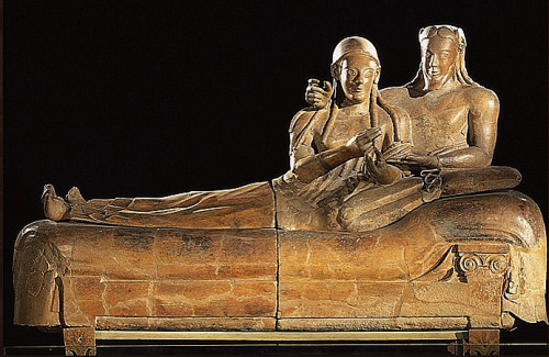 belongingtoanothertime: irefiordiligi: Sarcofago degli Sposi (The Sarcophagus of the Spouses) - VI c