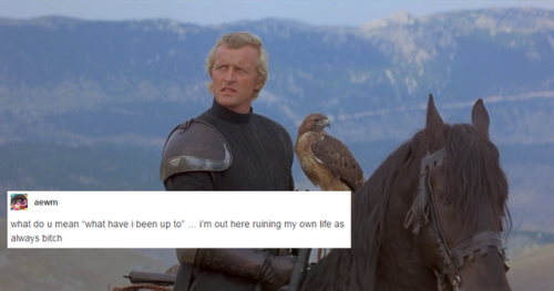 dumbledorably:ladyhawke + text posts