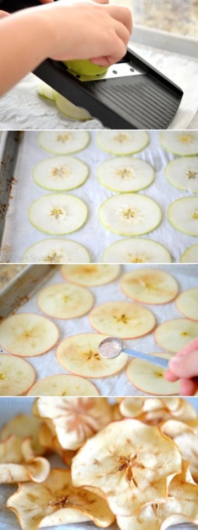 fitness-association:  Baked Cinnamon Apple Chips RECIPE 