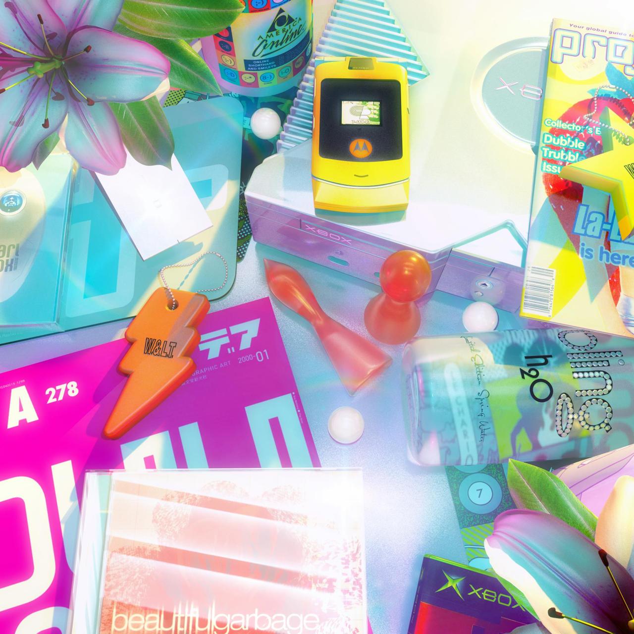 Y2K Aesthetic Institute — Wallpaper selections scanned from Metalheart by