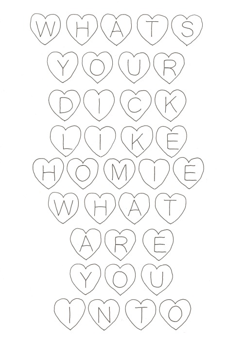 amajor7:  Getting into the Valentine’s Day spirit.