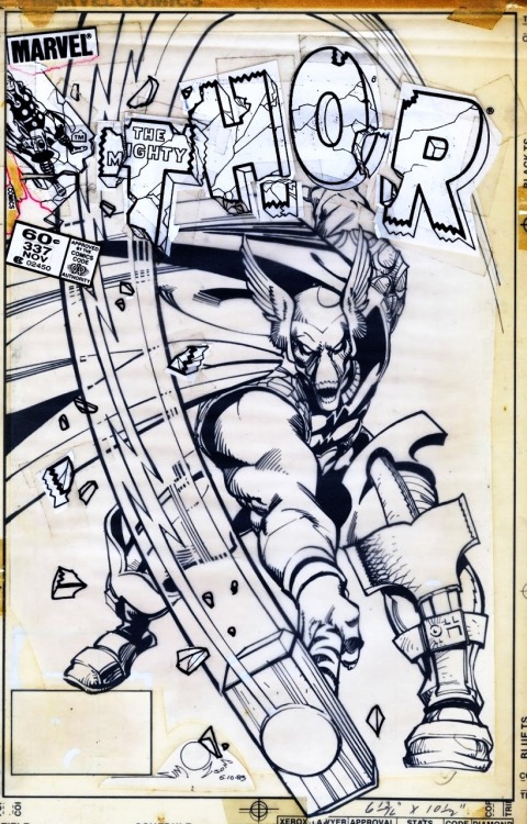 ungoliantschilde:  Some absolutely phenomenal line art by Walt Simonson. 