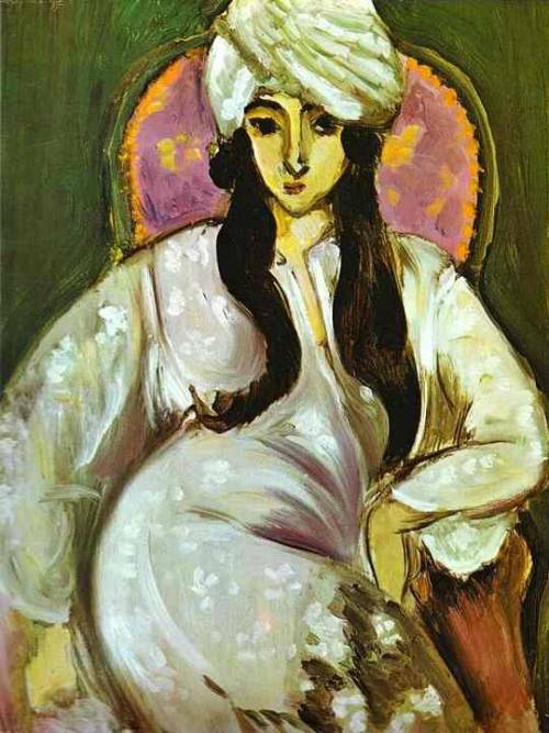 Laurette in a White Turban  -  Henri  Matisse 1916