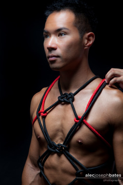 tygeryoshi:  alecjosephbates:  Jeffrey - Ropework by Tyger  yay yay yay!!  