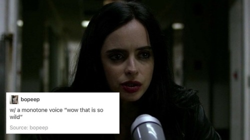 mysanityisinthecagewithadam:Jessica Jones (Jessica Jones) + Text Posts