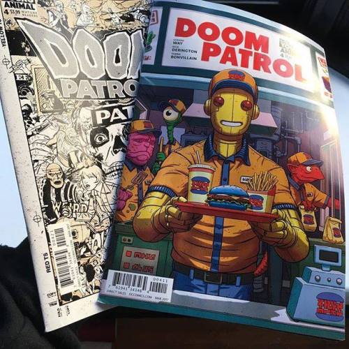 IN STORES NOWWe did it! You did it! We all did it! The newest issue of Doom Patrol is finally here. 