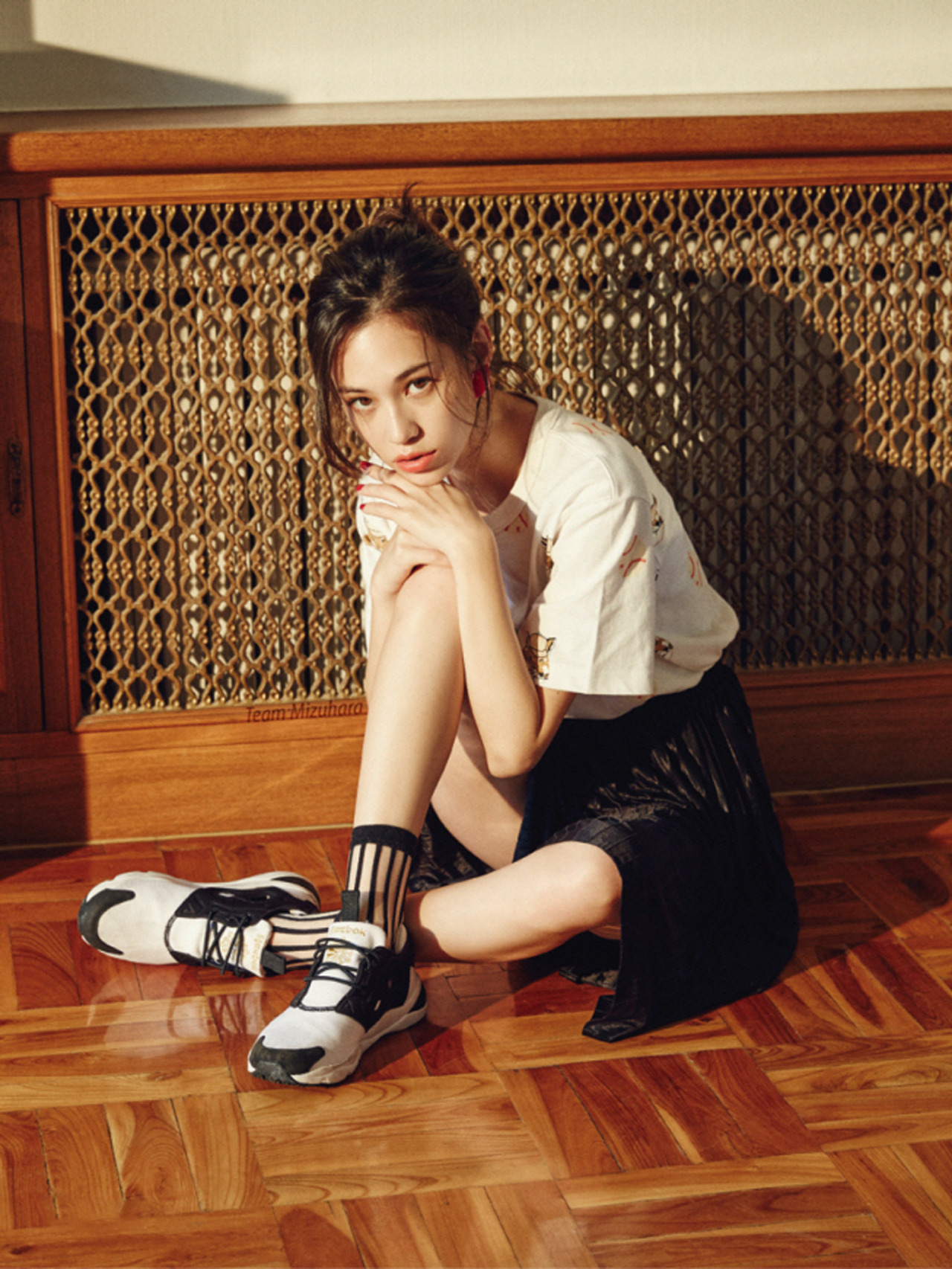 teammizuhara:    Kiko Mizuhara for Vogue Korea September 2015. Wearing Maison Kitsune