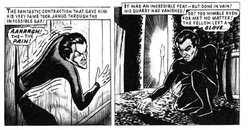UK escape artist and illusionist comics hero, Janus Stark.