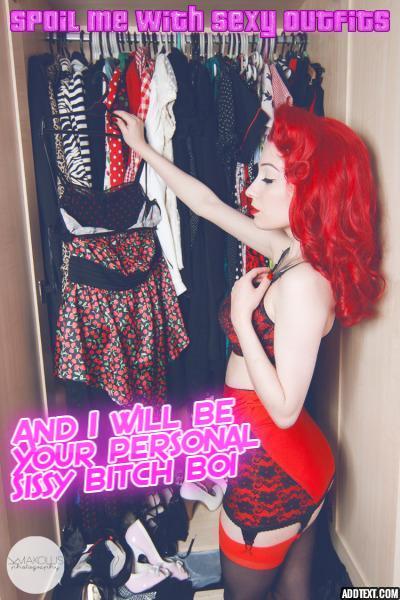 undercoversissyguy1:  femboyupskirts:  ensign2610: Oh please buy me nice clothes