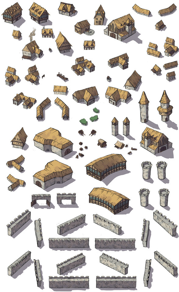 The Build Your Own Town Kit Is Up On Patreon! 